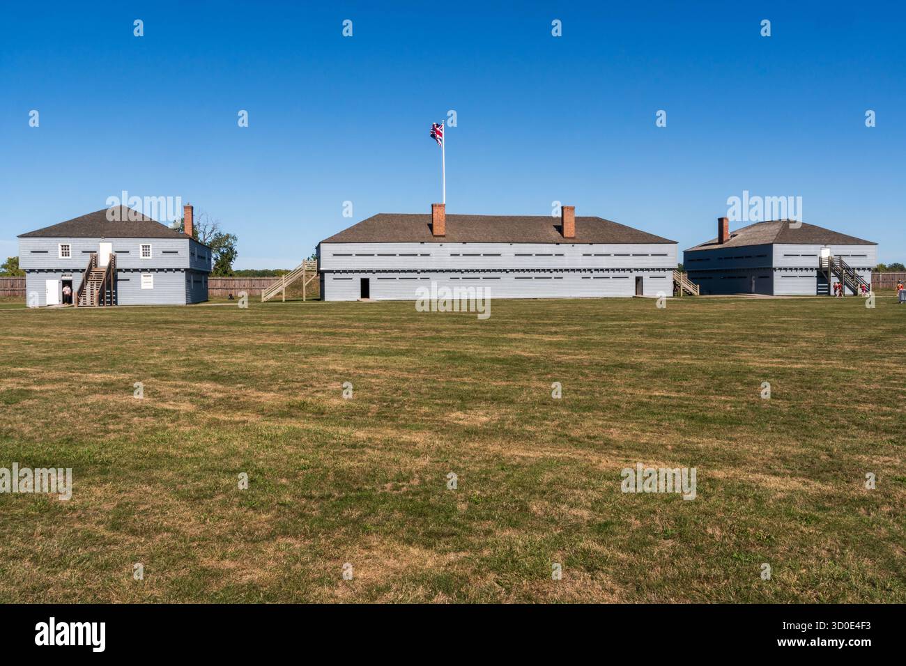 Fort George in Niagara-on-the-Lake ist eine wichtige militärische Festung aus dem Krieg von 1812 Stockfoto
