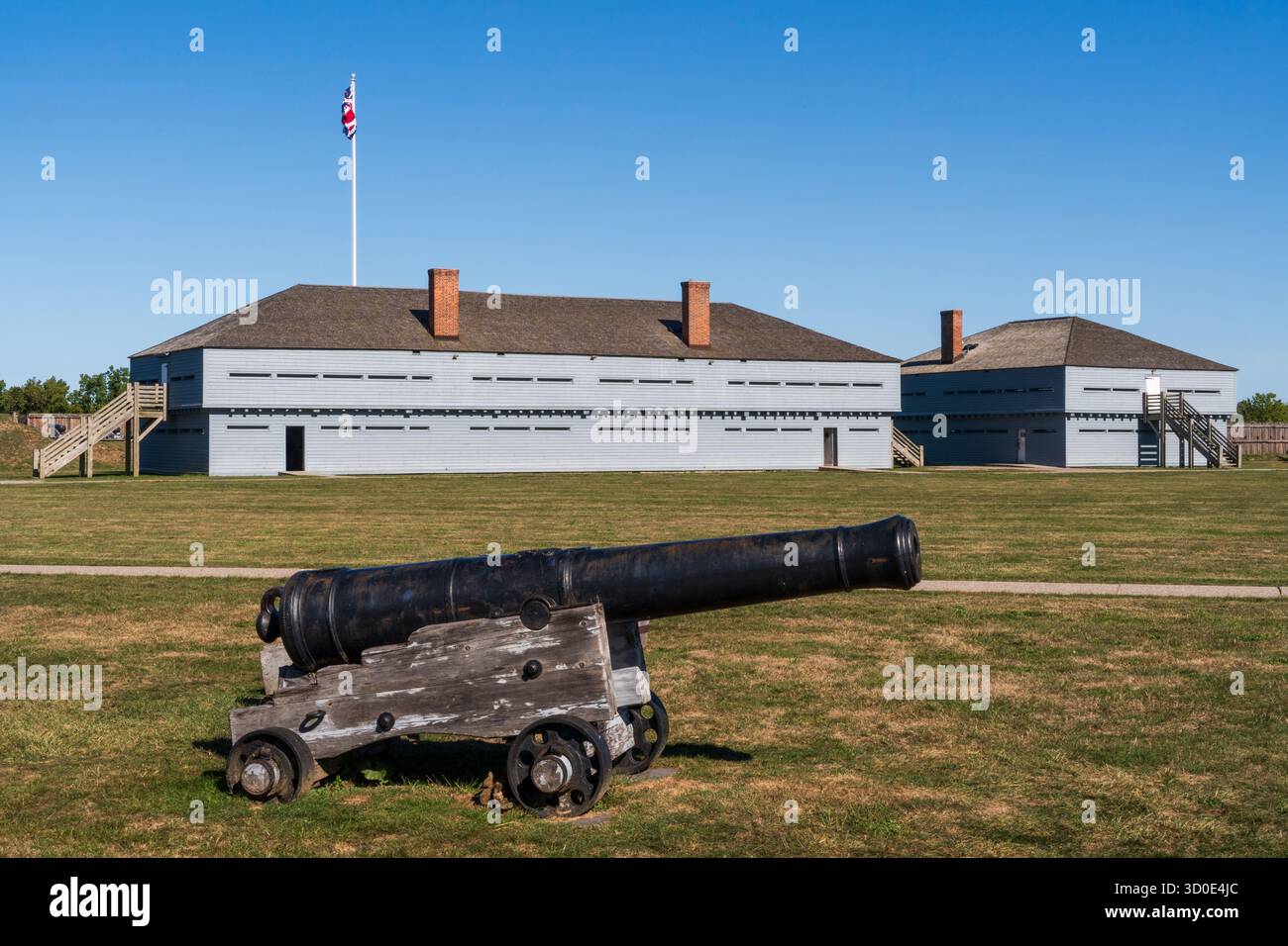 Fort George in Niagara-on-the-Lake ist eine wichtige militärische Festung aus dem Krieg von 1812 Stockfoto