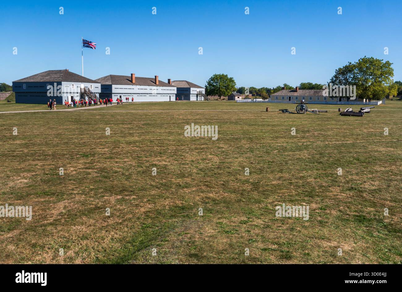 Fort George in Niagara-on-the-Lake ist eine wichtige militärische Festung aus dem Krieg von 1812 Stockfoto