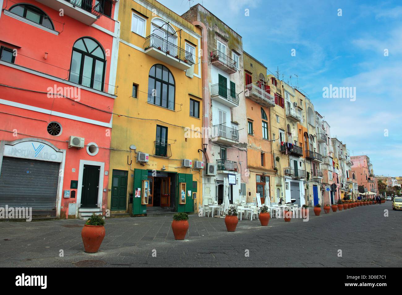 Procida Island, Golf von Neapel, Phlegräische Inseln, Kampanien, Italien Stockfoto