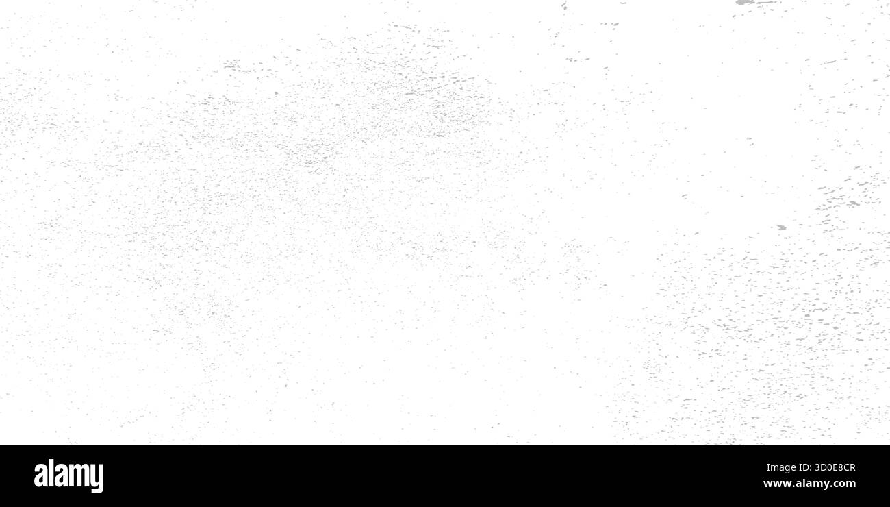 Leichte, dezente Textur-Überlagerung. Feines Grunge, Staub und winzige Flecken auf weißem Hintergrund für Design. Stock Vektor