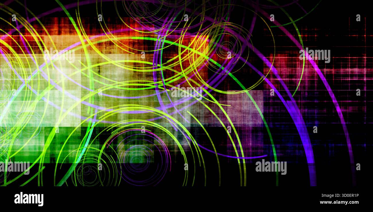 Musikhintergrund Mit Verschiedenen Genres Und Typen Stockfoto