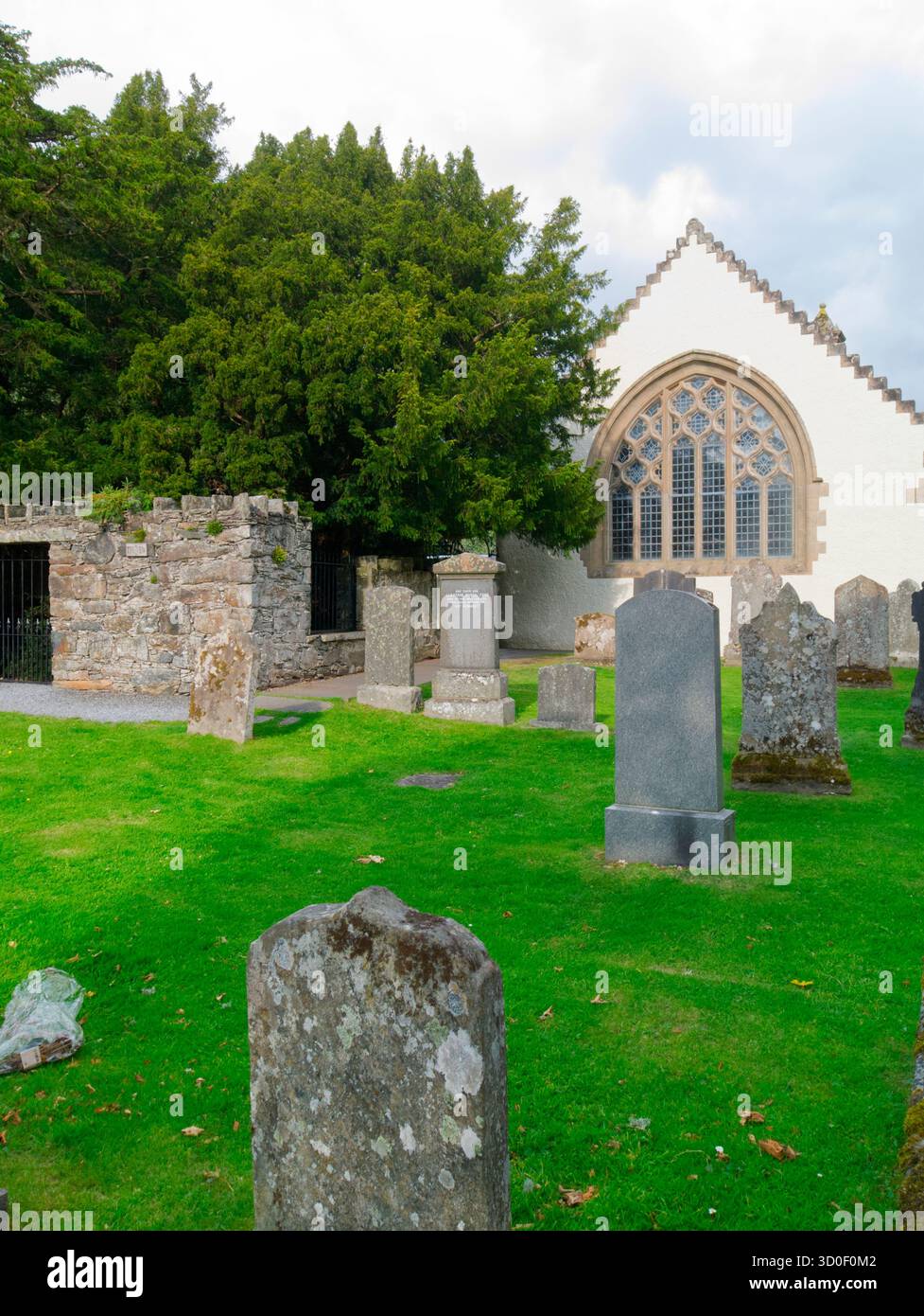 Friedhof Fortingall und alte Eiben, Perthshire Stockfoto