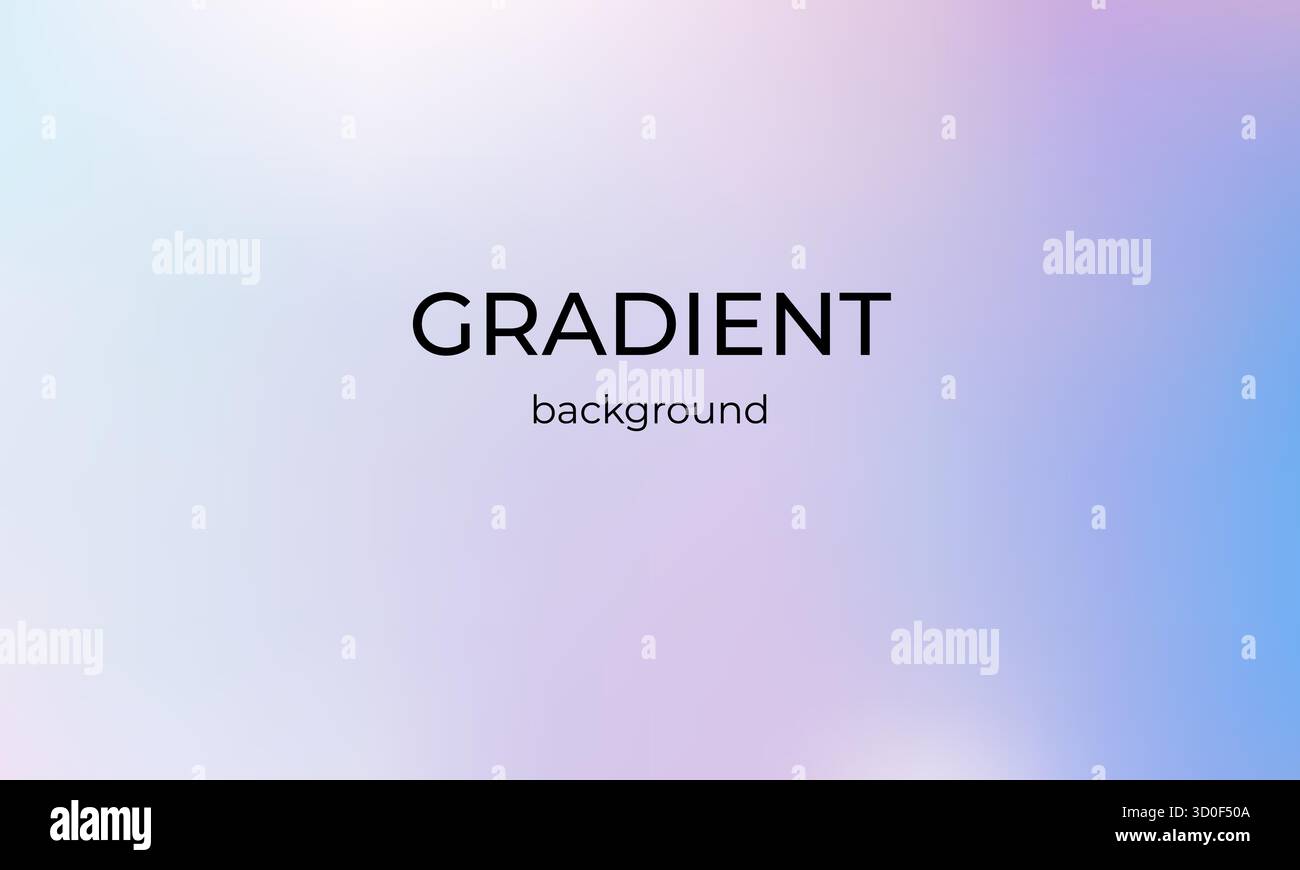 Ein atemberaubender und schöner Hintergrund mit weichem Farbverlauf, der perfekt für moderne Grafiken und verschiedene digitale Designs geeignet ist Stock Vektor