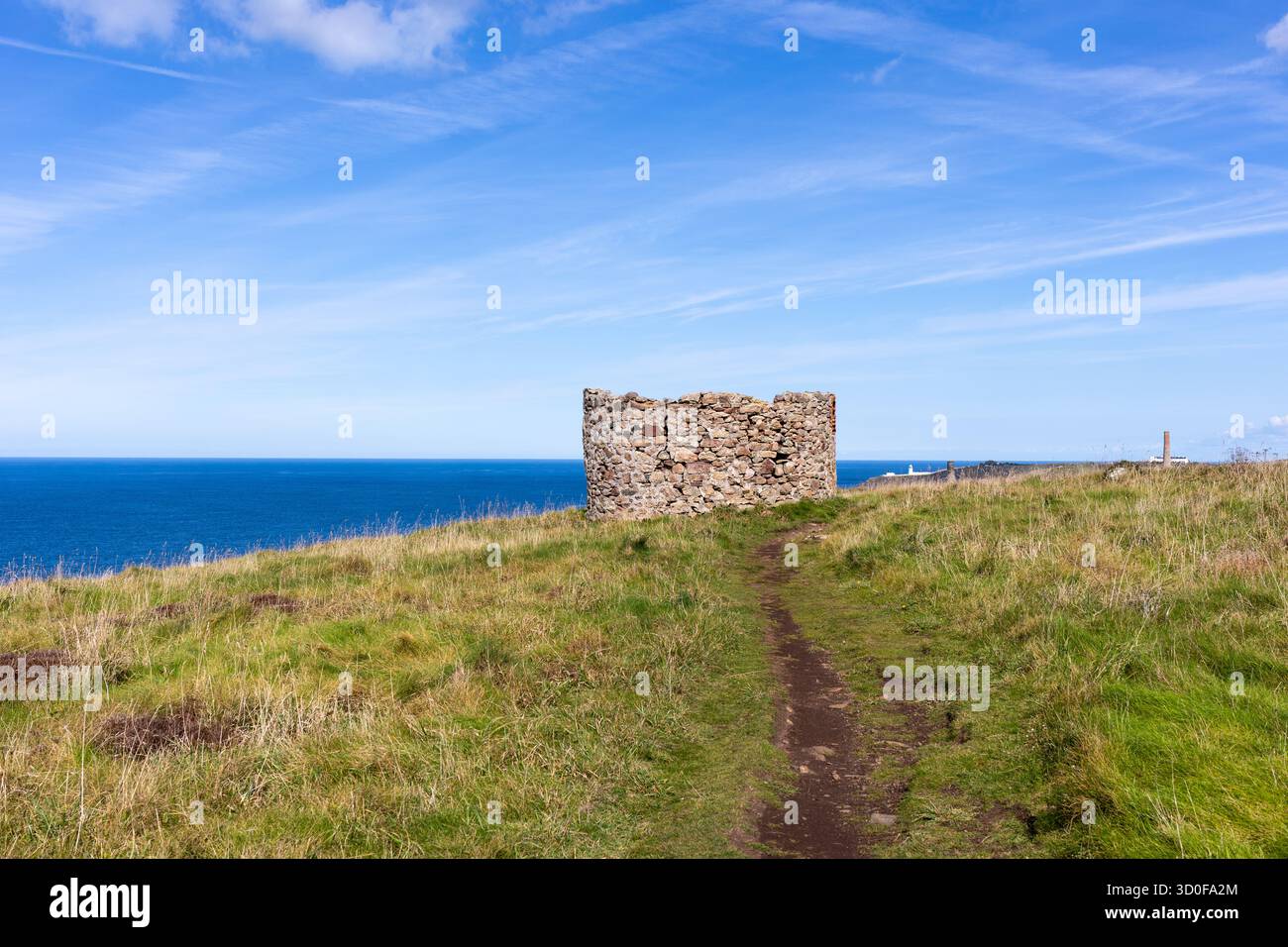 Levant Zinnmine, Trewellard, Pendeen, in der Nähe von St Just, Cornwall, England, Großbritannien Stockfoto