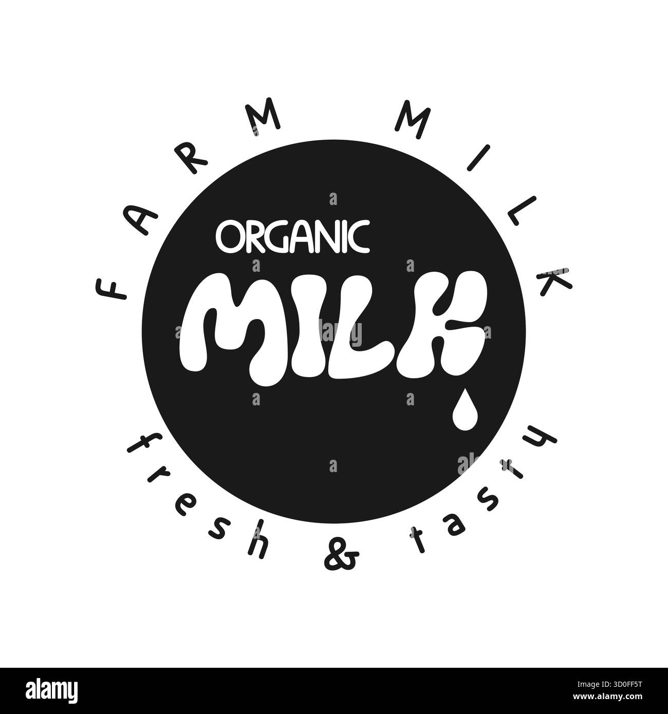 Diese Grafik unterstreicht die Bedeutung des Umweltschutzes bei gleichzeitiger Förderung von frischer, biologischer Milch. Er betont den Zusammenhang zwischen nachhaltigen Praktiken und hochwertigen Milchprodukten. Stock Vektor