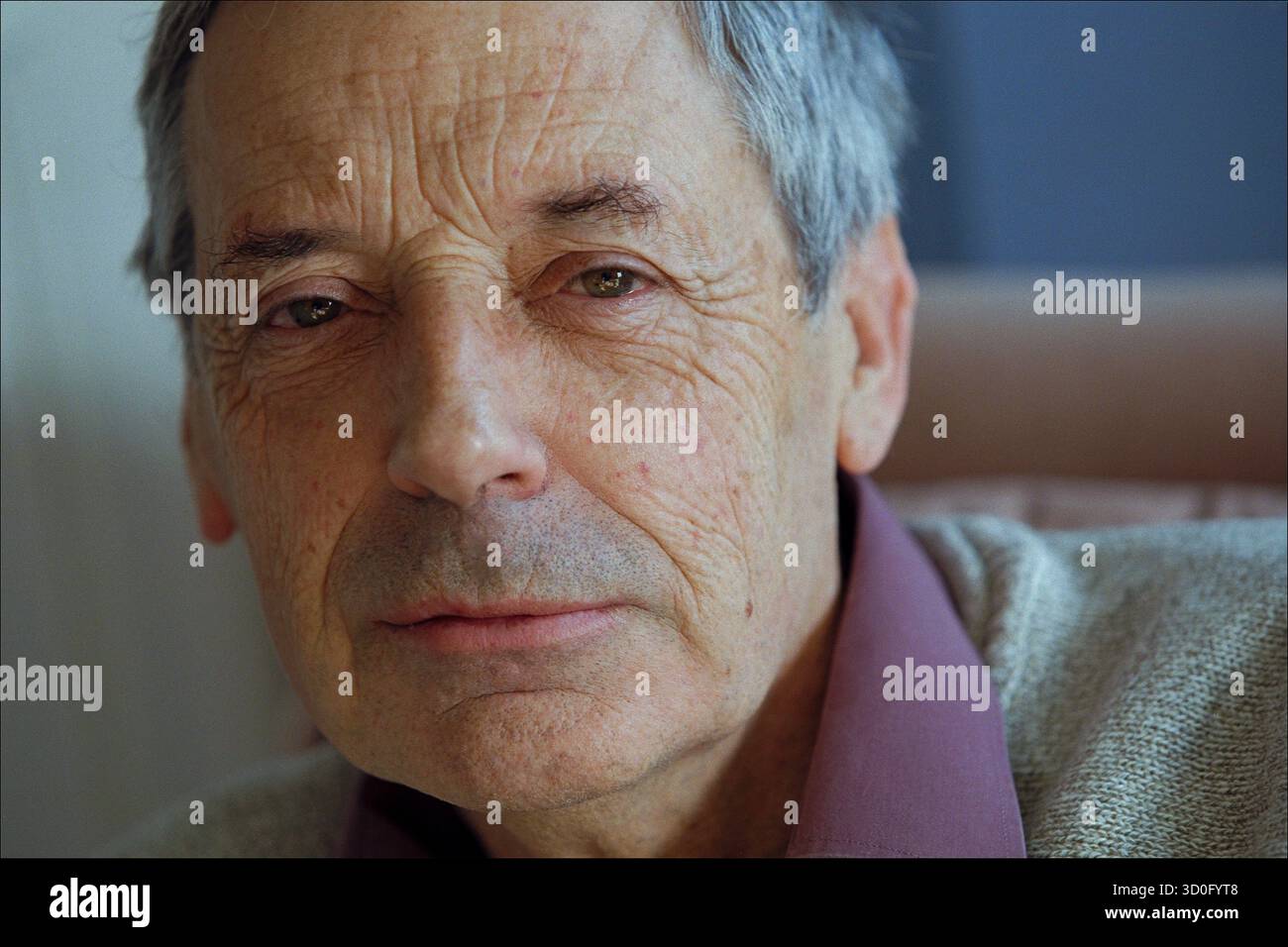 Professor Bernard Williams Moral Philosopher, Akademiker und Schriftsteller, fotografiert in seinem Haus in Oxford. Stockfoto