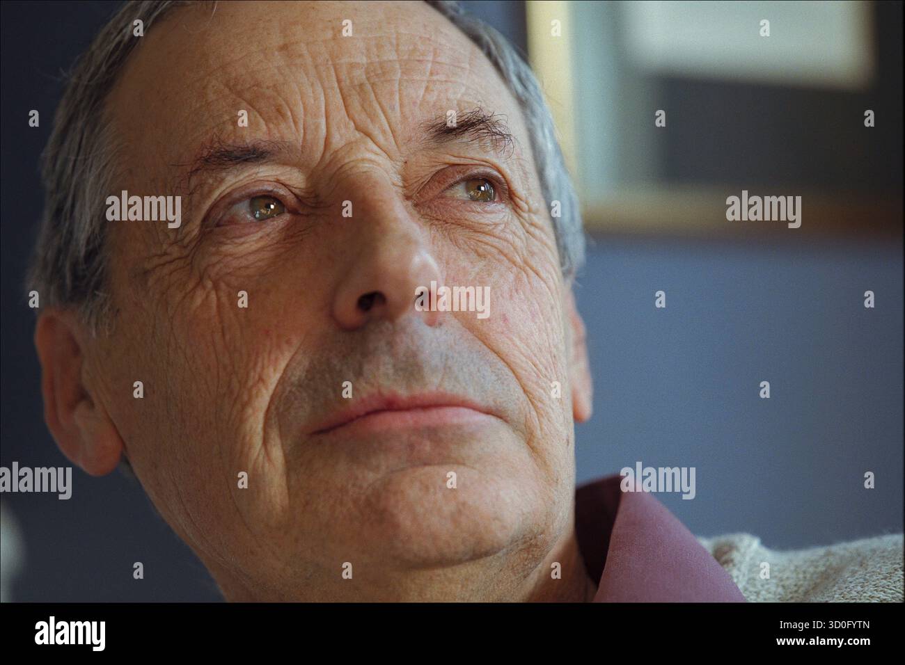 Professor Bernard Williams Moral Philosopher, Akademiker und Schriftsteller, fotografiert in seinem Haus in Oxford. Stockfoto