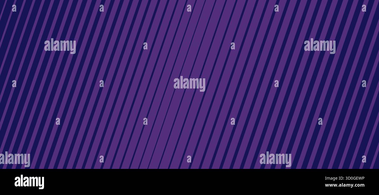 Neigungslinie. Gitter Für Gradientenübergänge. Gestreifte Halbtonstruktur. Blassendes diagonales Muster mit violetten blauen Linien. Vektor minimalistischer abstrakter bac Stock Vektor