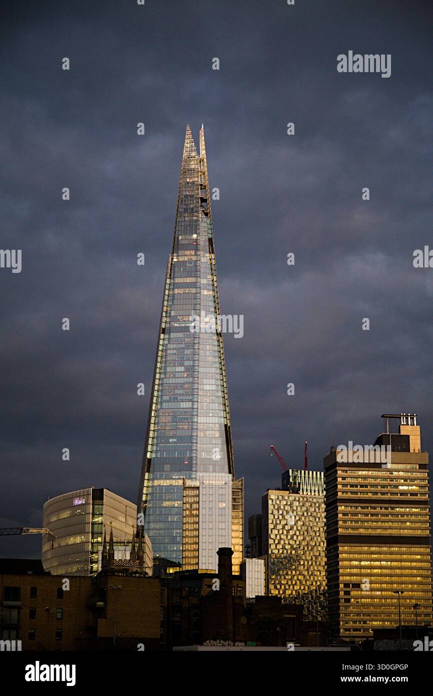 Großbritannien, England, London, The Shard, Wolkenkratzer, moderne Architektur, Stockfoto