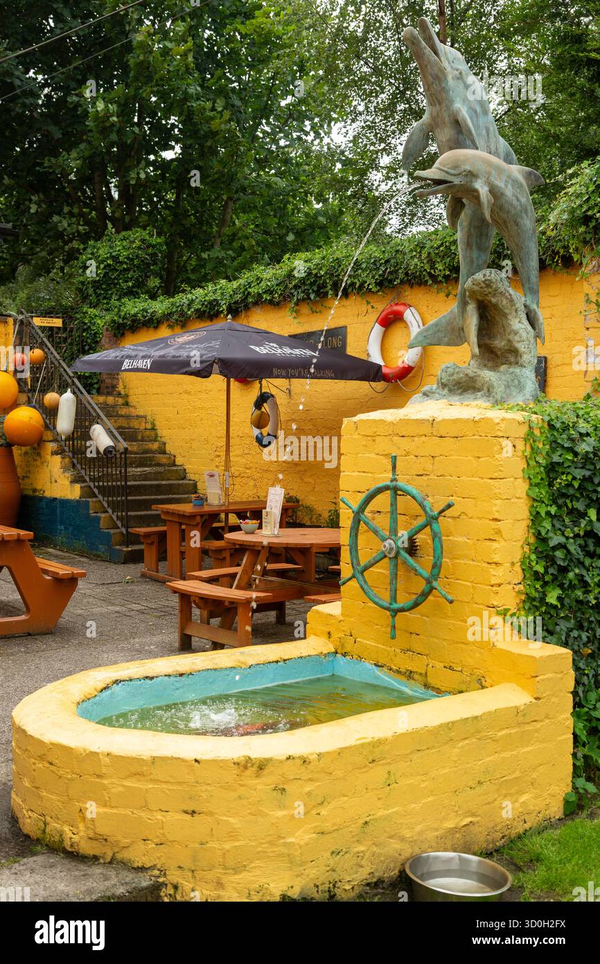 The Lobster Pot ein skurriler Pub & Restaurant, Blackness, Linlithgow, West Lothian, Schottland Stockfoto