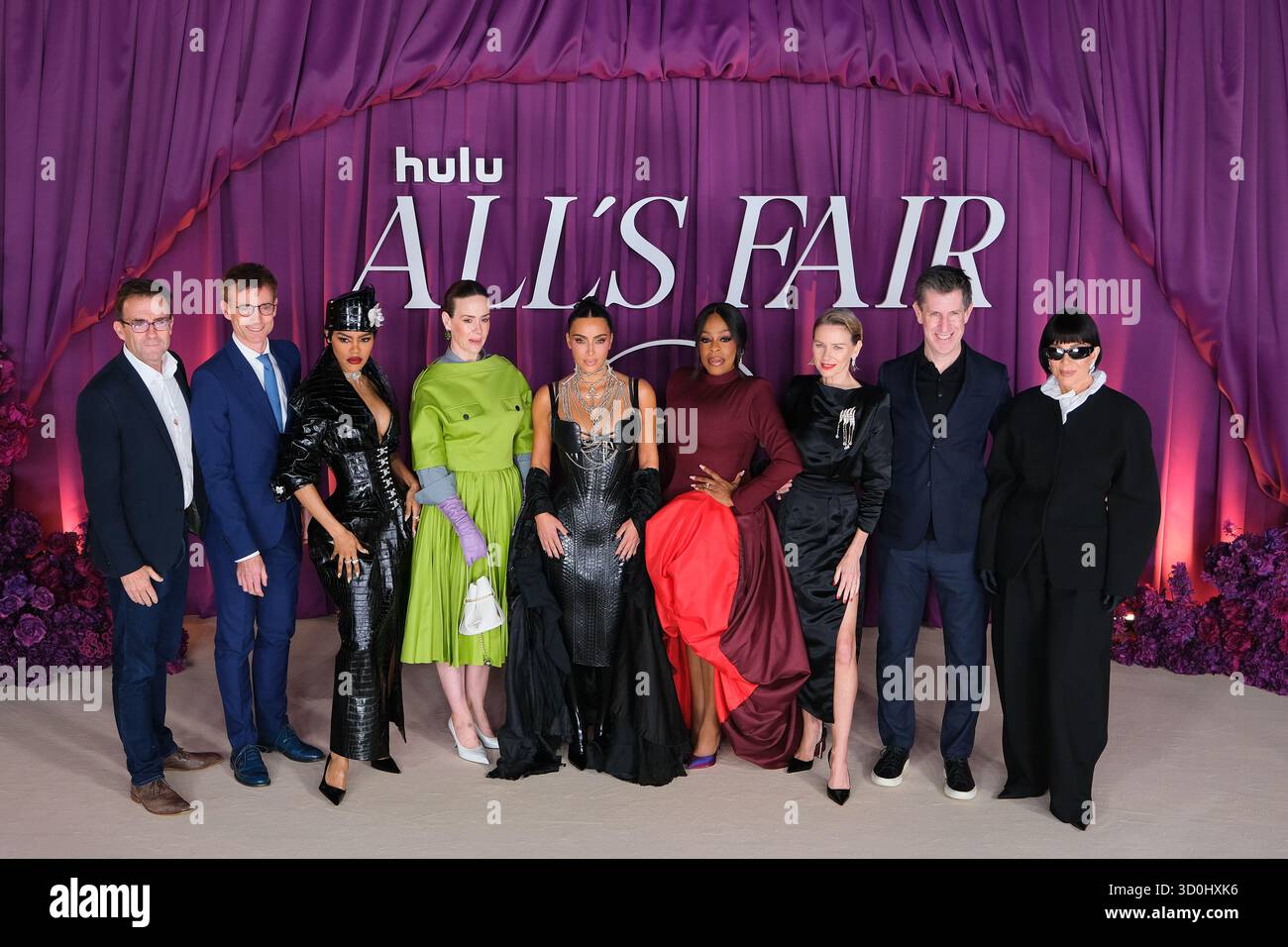 Tony Chambers, Präsident der Walt Disney Company, EMEA, Karl Holmes, Teyana Taylor, Sarah Paulson, Kim Kardashian, Niecy Nash, Naomi Watts, Craig Stockfoto