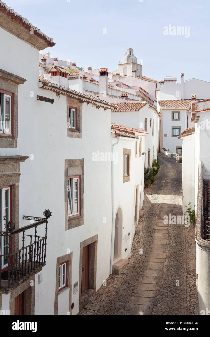 Das mittelalterliche Dorf Marvão, Alentejo, Portugal Stockfoto