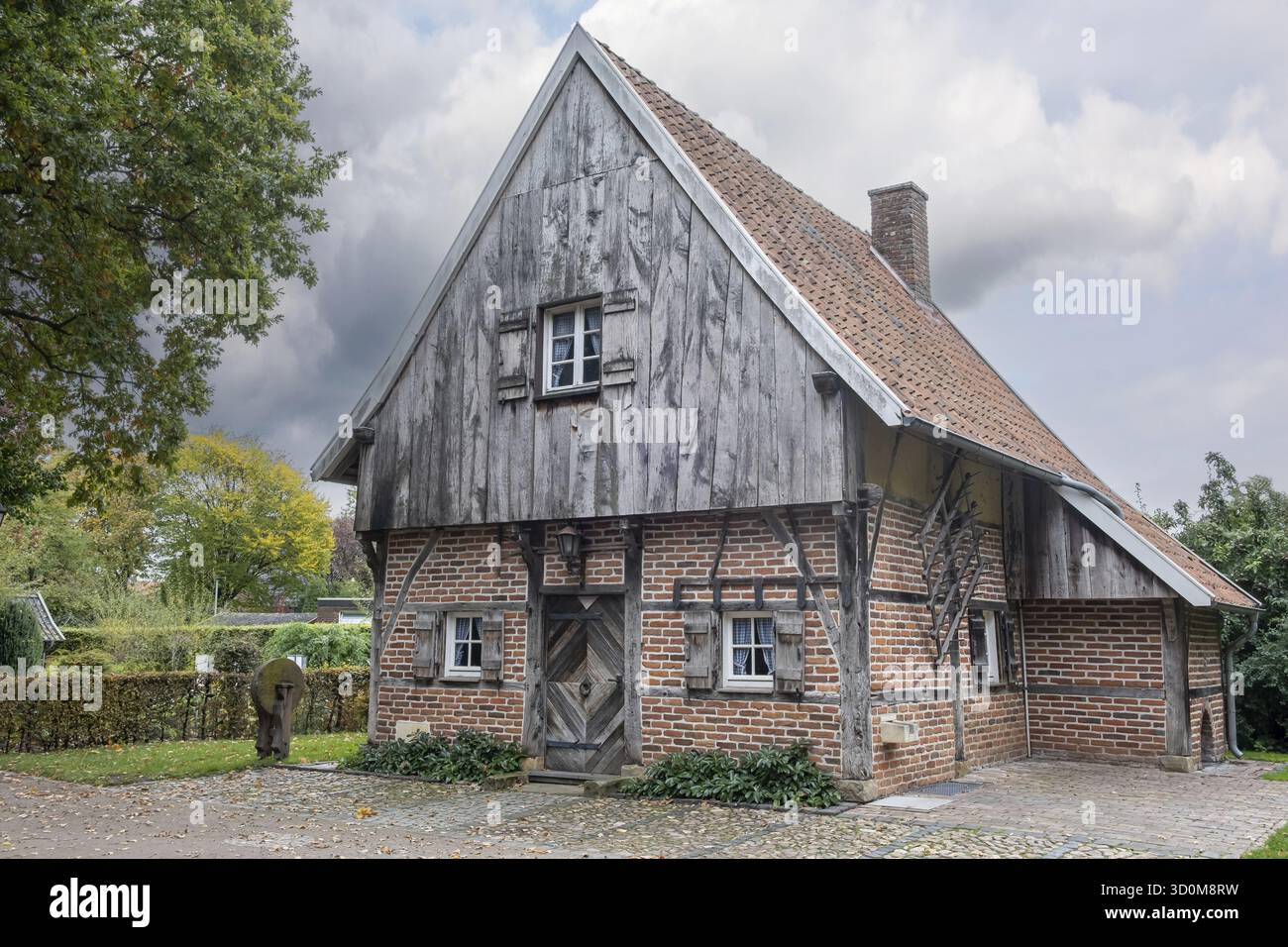 Historischer Backspieker, Backspeicher, Borken-Weseke, Münsterland, Nordrhein-Westfalen, Deutschland Stockfoto