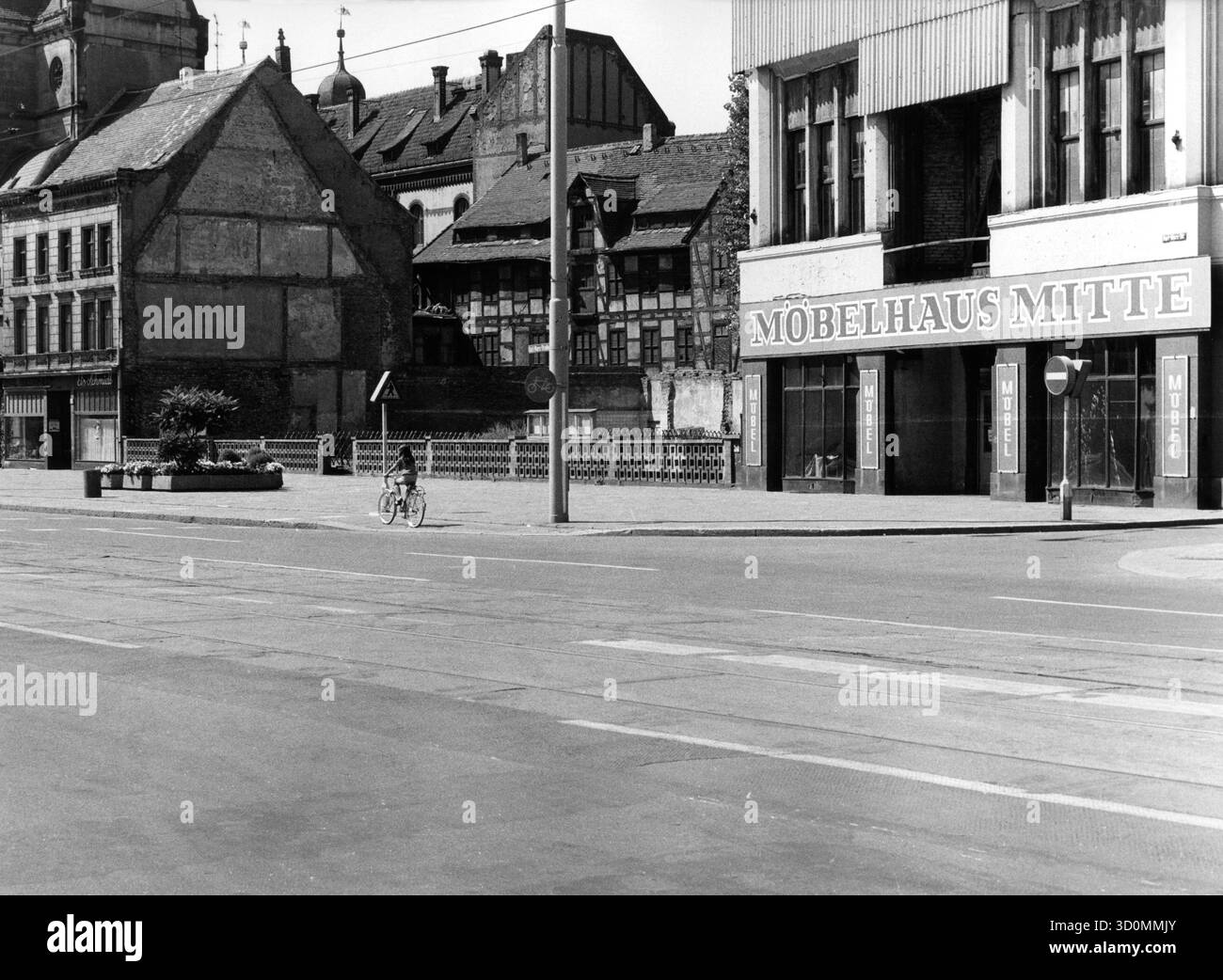 Magdeburg: Alte Gebäude im Stadtzentrum. [Automatisierte Übersetzung] Stockfoto