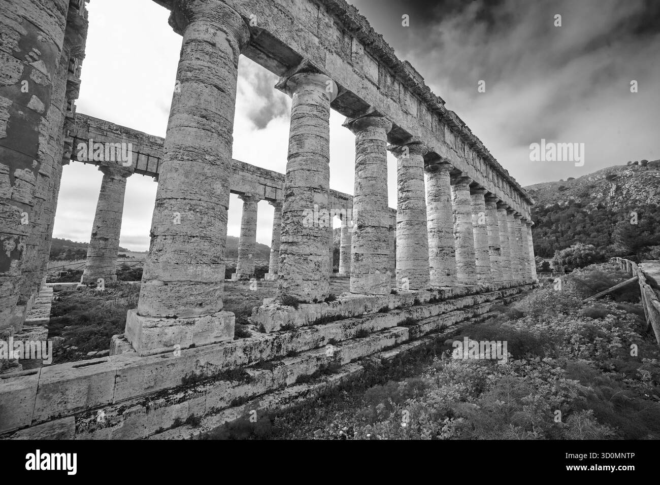Tempel von Segesta, Sizilien, Italien Stockfoto