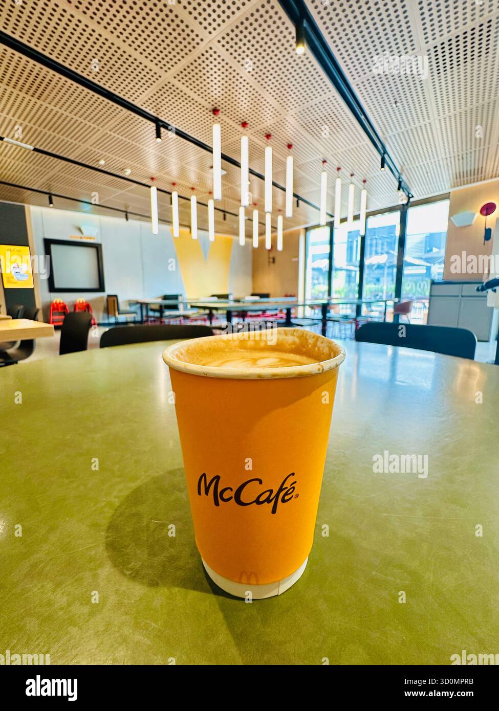 McDonalds - Smartphone-aufgenommenes Stockfoto