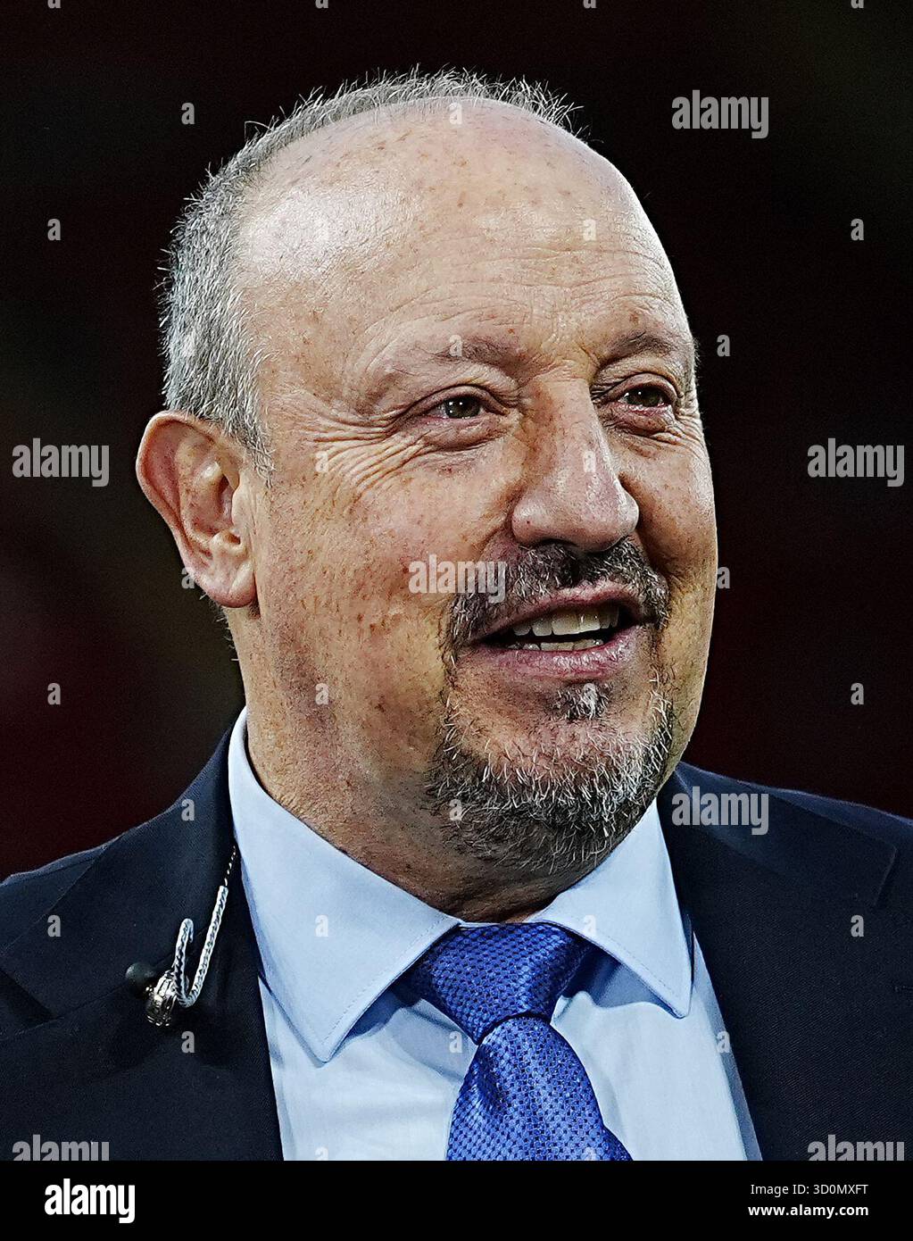 Aktenfoto vom 09/25 von Rafael Benitez. Rafael Benitez wurde zum neuen Manager von Panathinaikos ernannt. Die griechische Seite begrüßte die Ernennung des ehemaligen Liverpool-, Real Madrid- und Newcastle-Managers zum „Beginn einer neuen Ära“ in einem Beitrag, in dem er seine Ankunft am X ankündigte. Ausgabedatum: Freitag, 24. Oktober 2025. Stockfoto