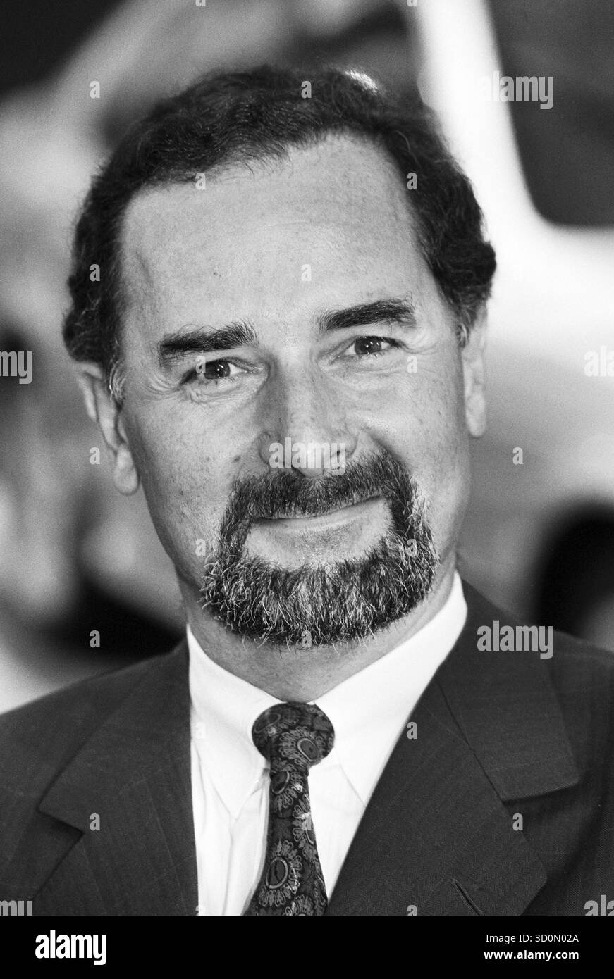 Deutschland, Frankfurt, 12.09.1995 Archiv: 53-46-18 IAA-Frankfurt Bernd Peter Pischetsrieder, Vorsitzender des Vorstands der BMW AG [automatisierte Übersetzung] Stockfoto