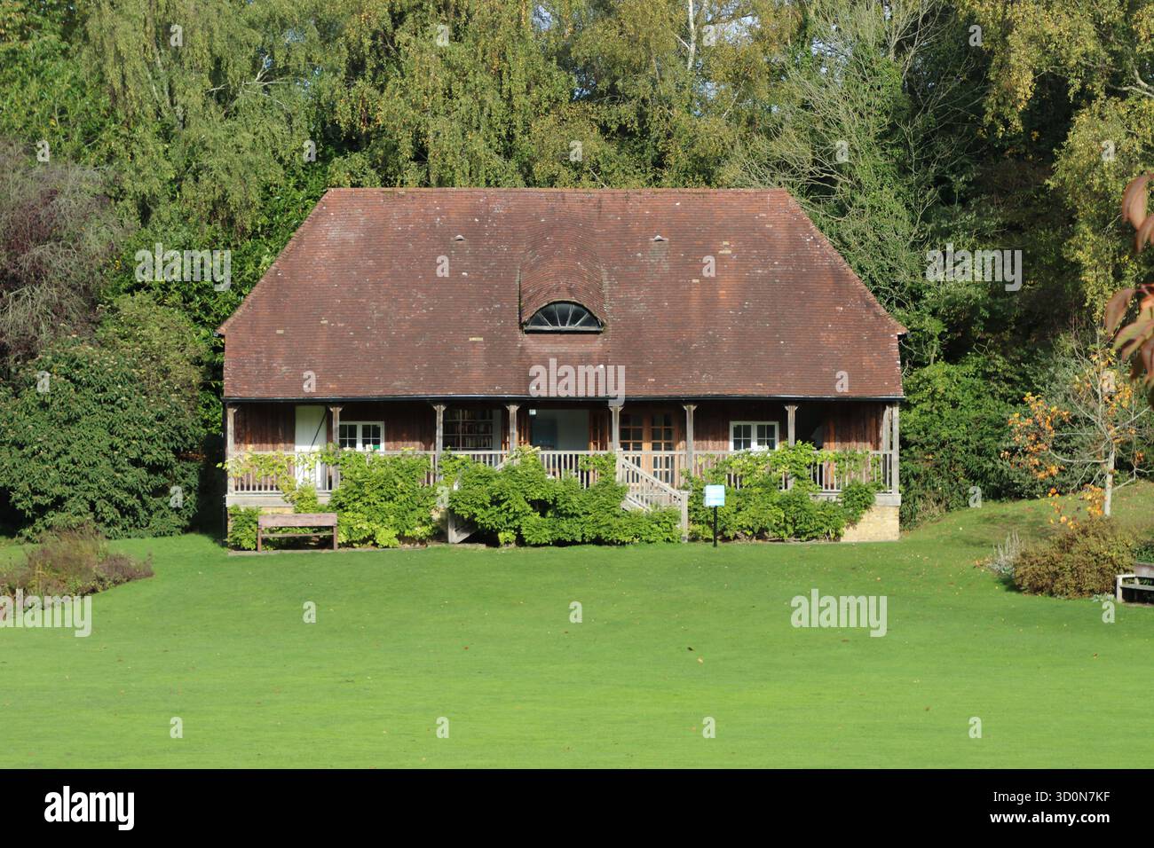 The Pavilion (Second Hand Book Shop), Leeds Castle, Maidstone, Kent, England Stockfoto