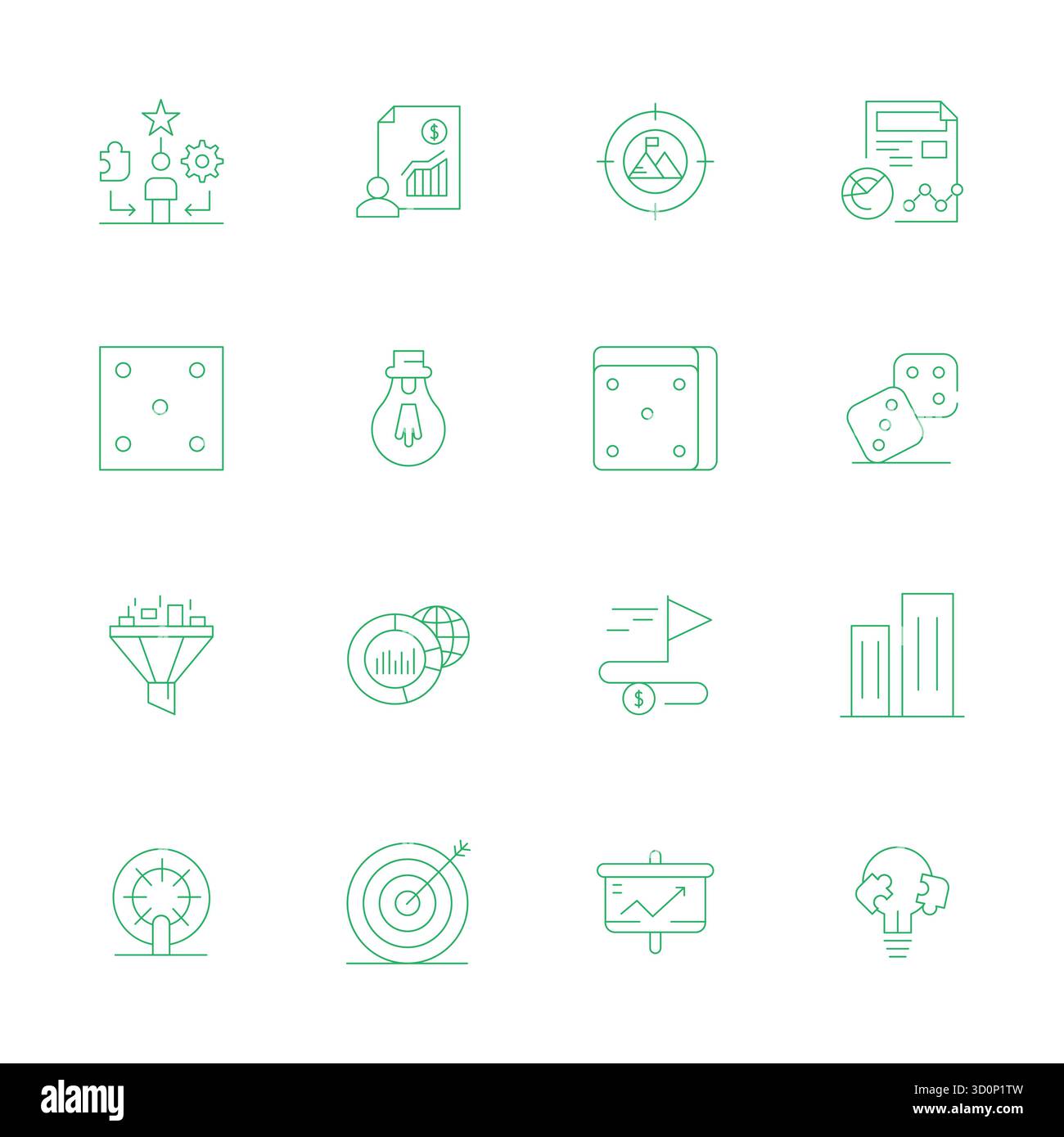 Von Experten gestaltete 16 Thin Line Display perfekte Vektorsymbole für Ergebnisse, entwickelt mit einer Auflösung von 128x128 für fehlerfreie Integration und Leistung. Stock Vektor