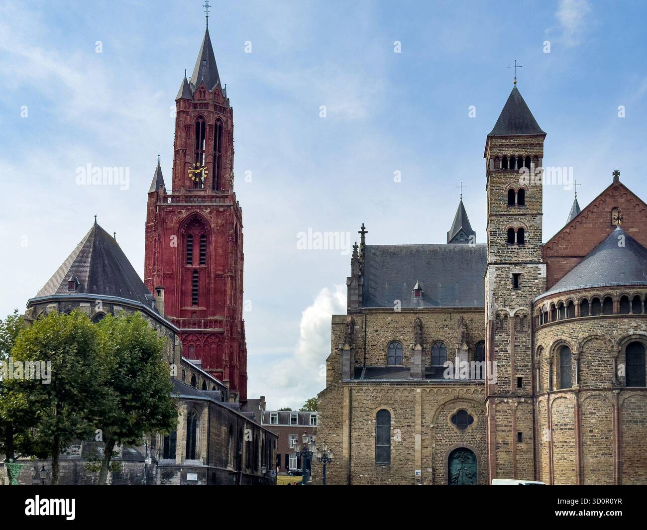 St. Servatius Basilika, St. John's Church in Vrijthof in Maastricht, Niederlande Stockfoto