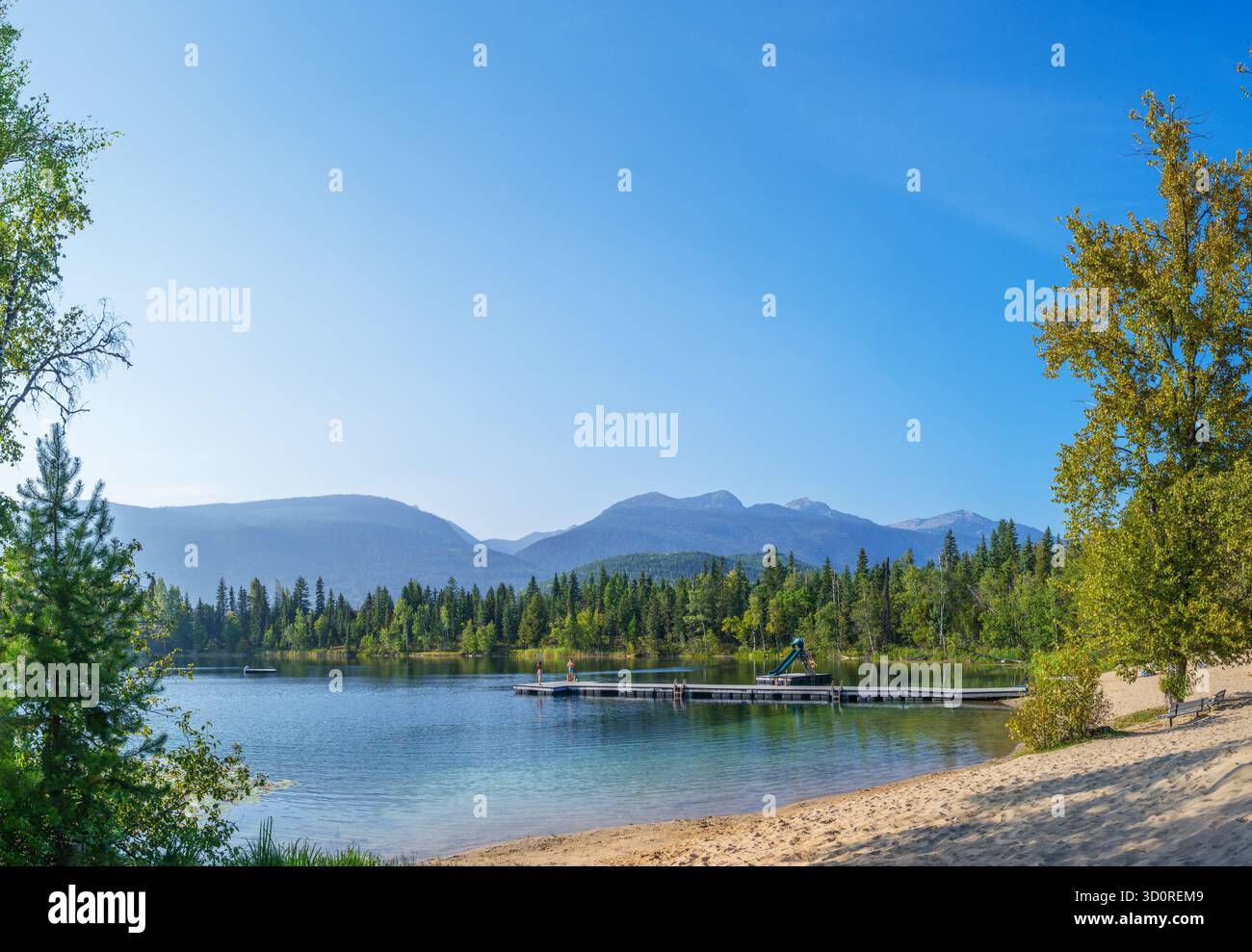 Eleanor Lake, Blue River, British Columbia, Kanada Stockfoto
