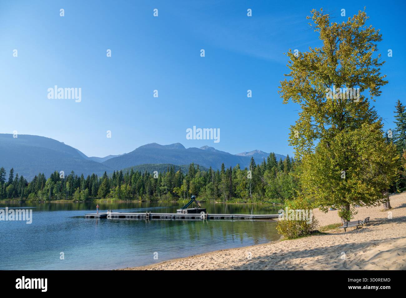Eleanor Lake, Blue River, British Columbia, Kanada Stockfoto