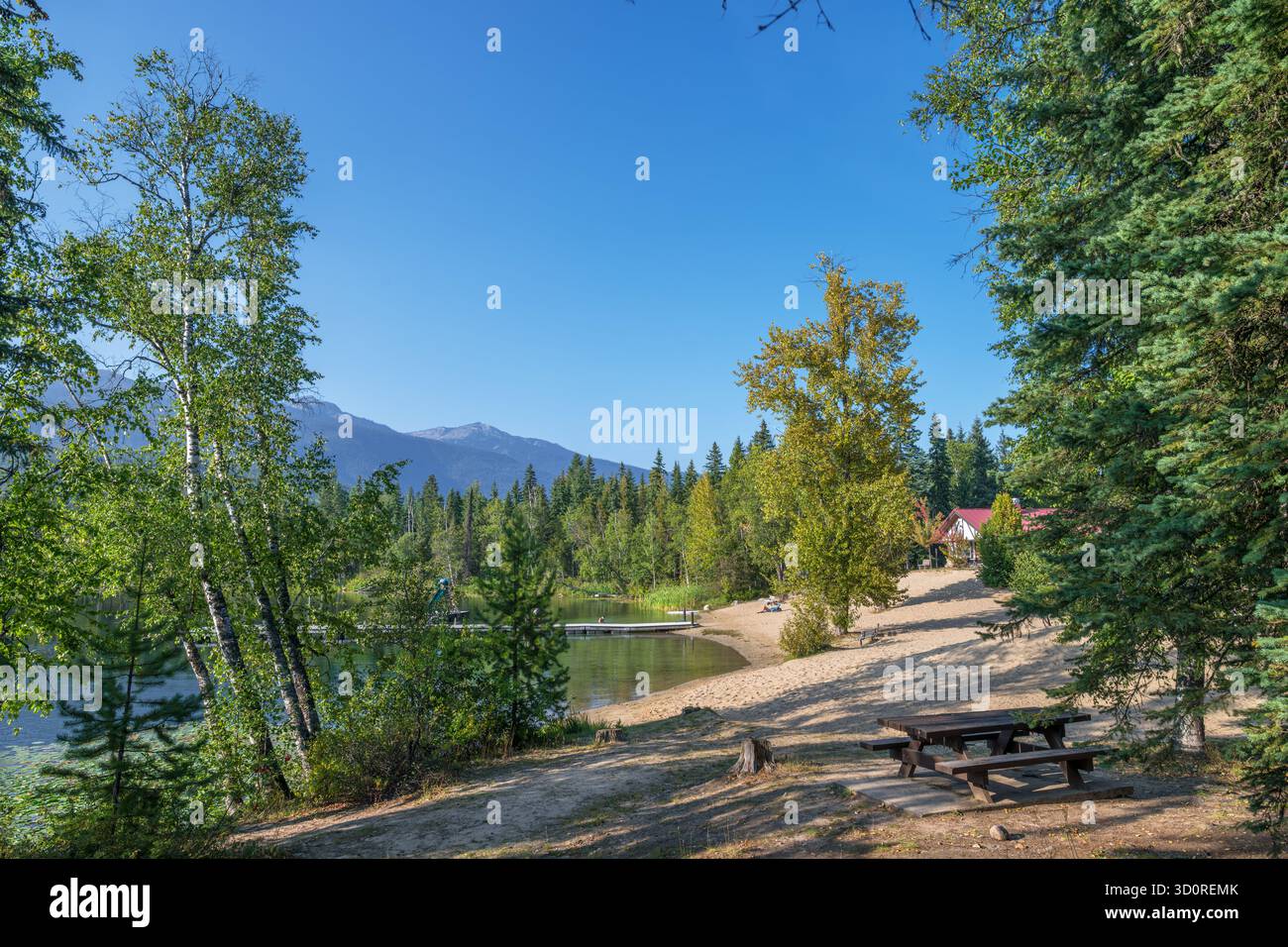 Eleanor Lake, Blue River, British Columbia, Kanada Stockfoto