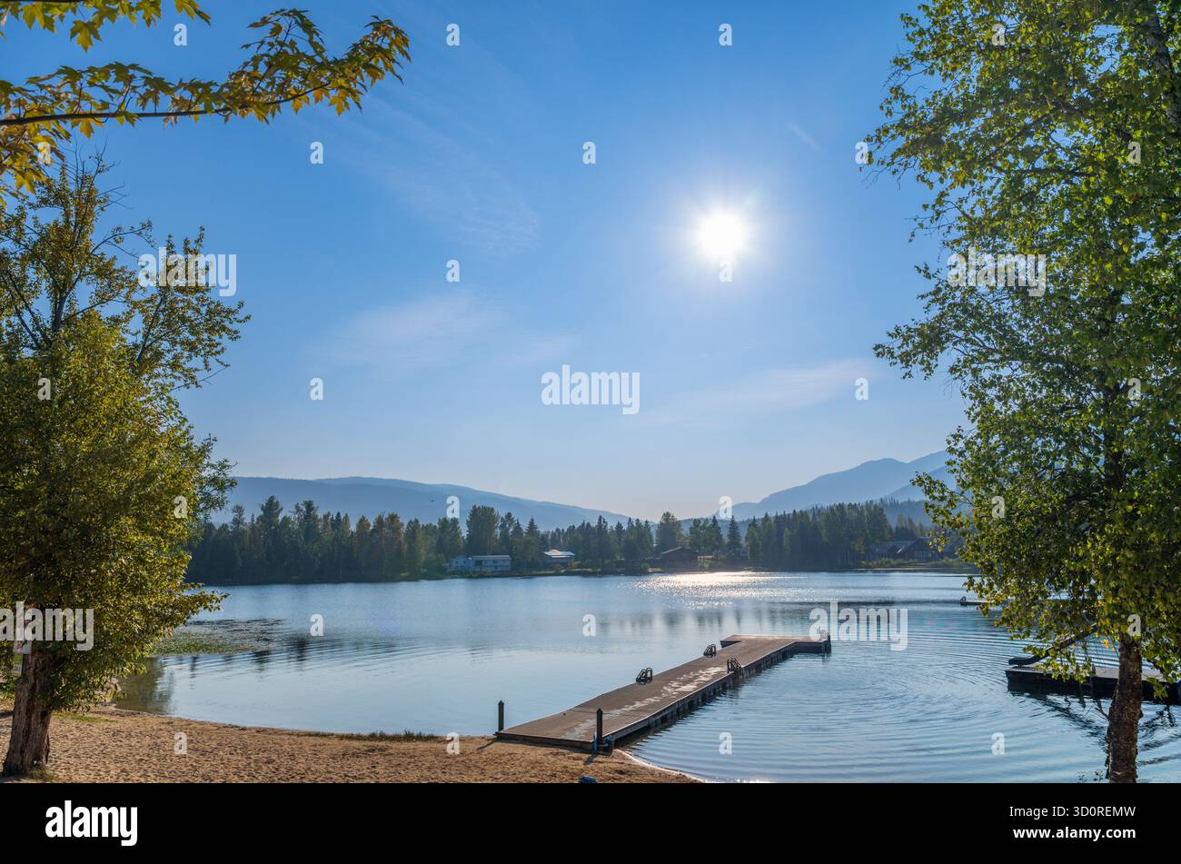 Eleanor Lake, Blue River, British Columbia, Kanada Stockfoto