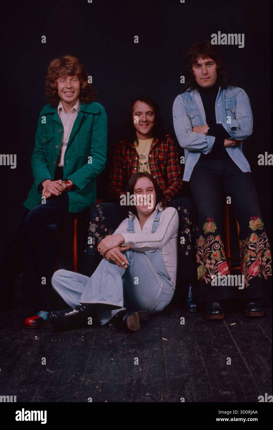 Mud, Englische Glam Rock Band, 1973 Stockfoto