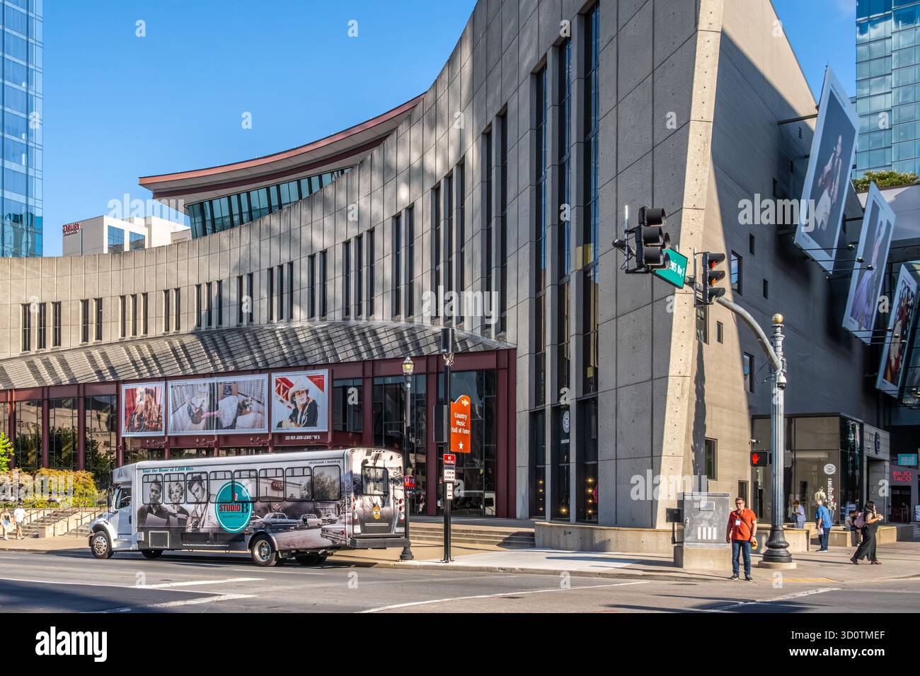 Die Country Music Hall of Fam und das Museum im Zentrum von Nashville, Tennessee. (USA) Stockfoto