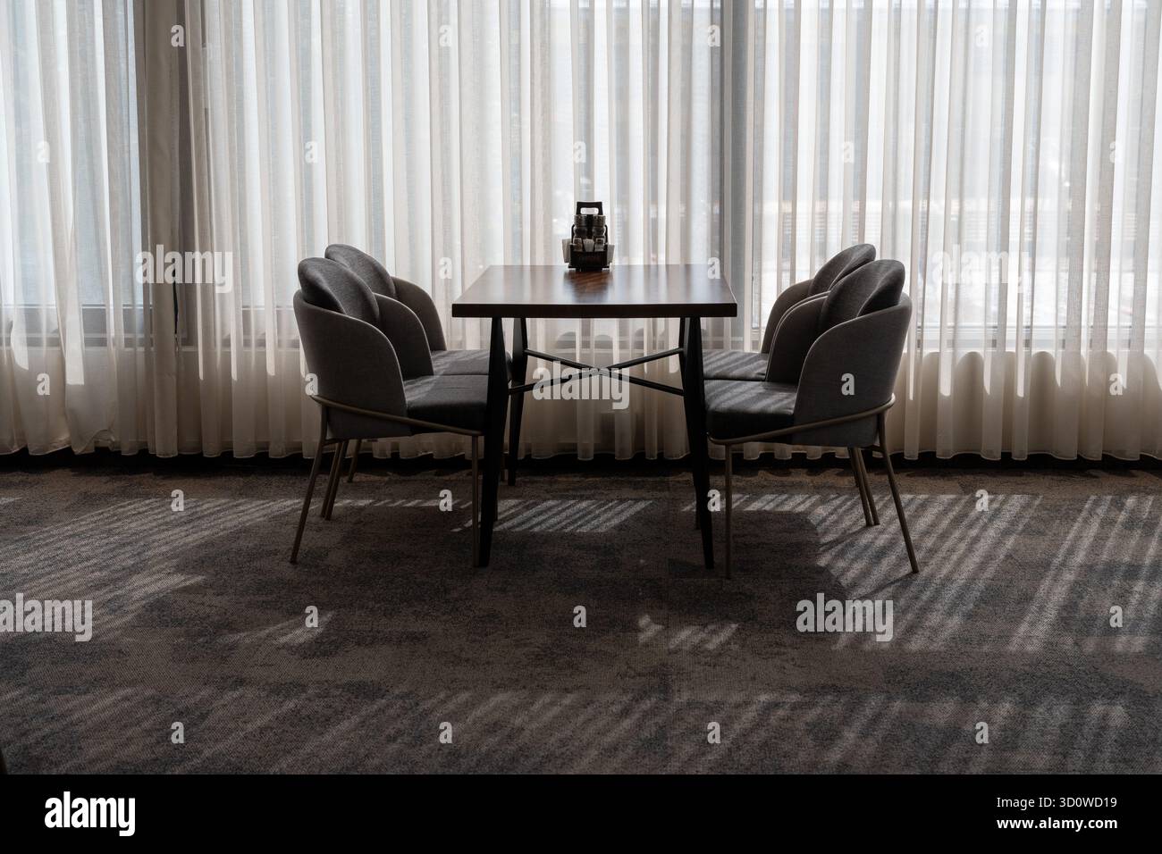 Ruhiges Büfett Stockfoto