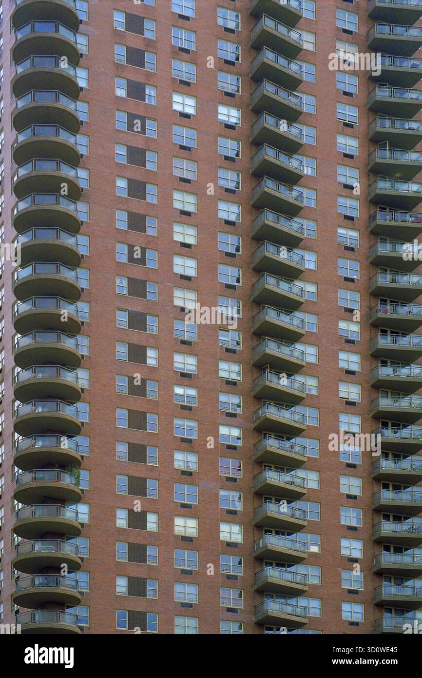 Wolkenkratzer mit Wohnungen zu vermieten, New York City, USA Stockfoto