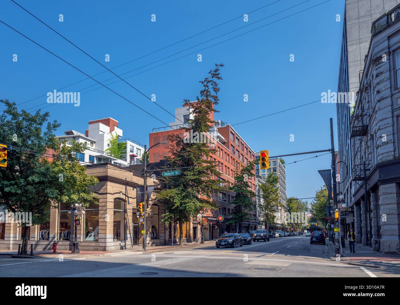 West Cordova Street in Gastown, Downtown Vancouver, British Columbia, Kanada Stockfoto West Cordova Street in Gastown, Downtown Vancouver, British Columbia, Kanada Stockfoto