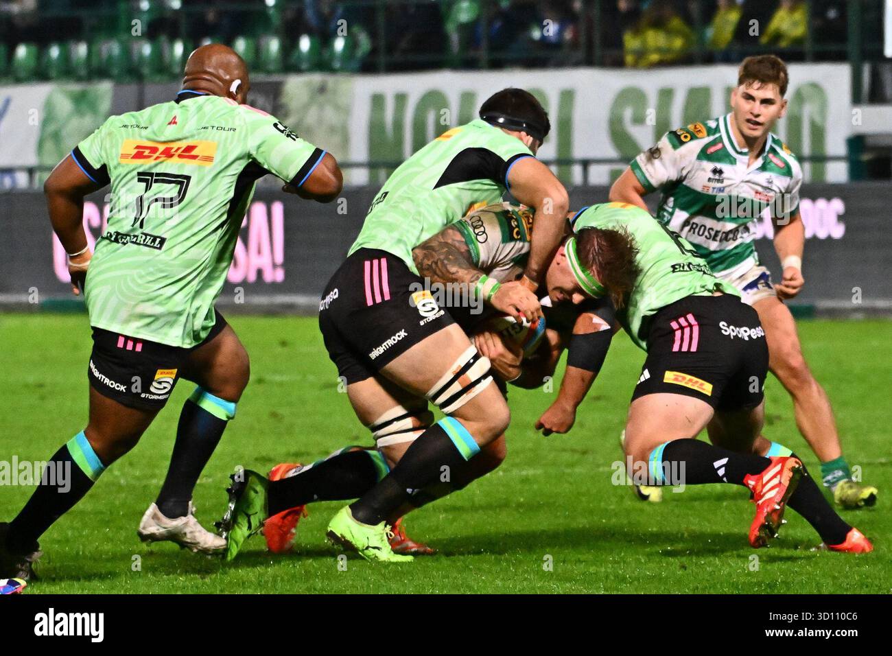 Treviso, Italien. Oktober 2025. Michele Lamaro ( Benetton Rugby ) Credit: Independent Photo Agency/Alamy Live News Stockfoto