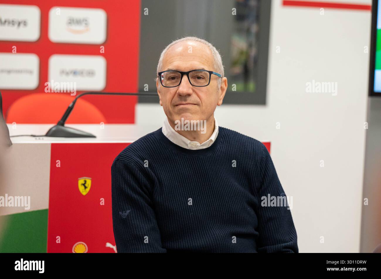 Mugello, Italien, 25. Oktober 2025, Ferdinando Cannizzo, Ferrari Head of Endurance Race Cars, während der Finali Mondiali 2025, Copyright: Marco Talluto/Alamy Live News Stockfoto