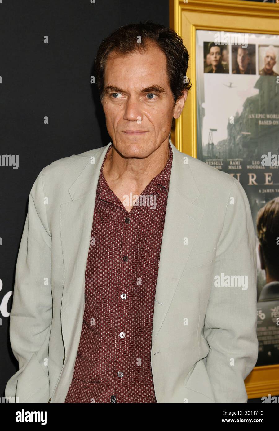 HOLLYWOOD, KALIFORNIEN - 24. OKTOBER: Michael Shannon beim AFI FEST 2025 präsentiert von Canva „Nürnberg“ Screening in TCL Chinese 6 Theatres am Oktober Stockfoto