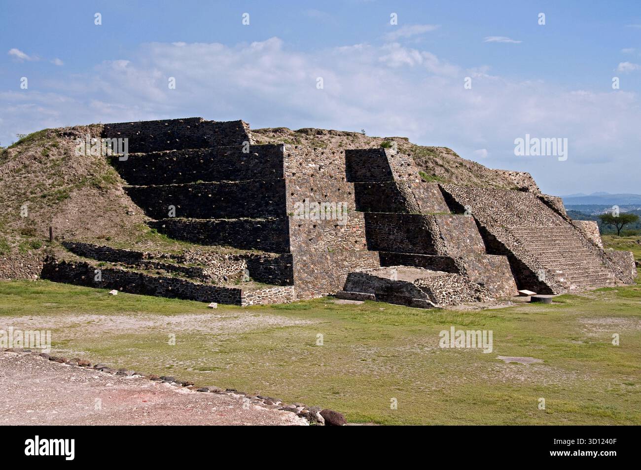 Archäologische Stätte in Tula, Hidalgo, Mexiko Stockfoto