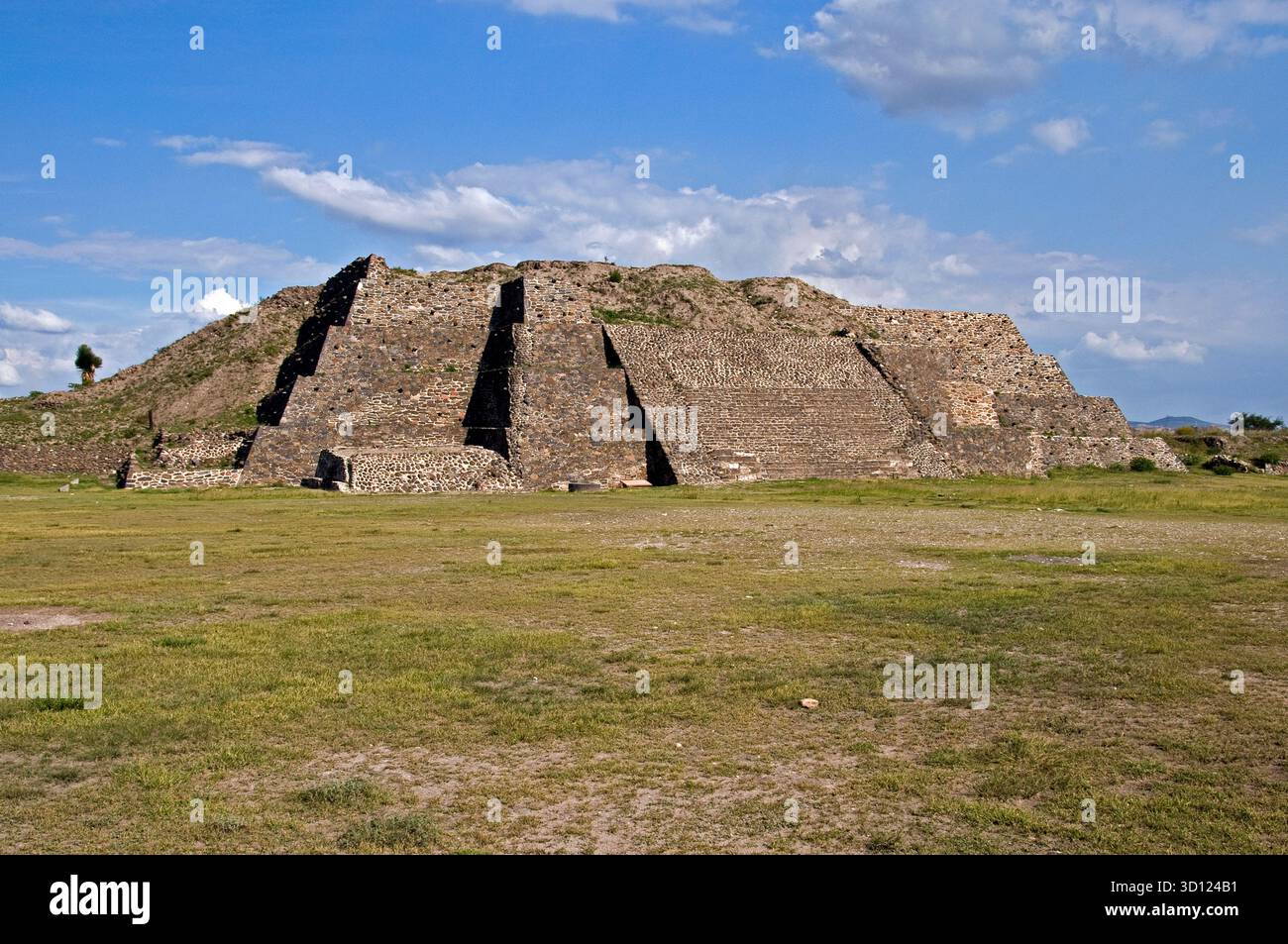 Archäologische Stätte in Tula, Hidalgo, Mexiko Stockfoto