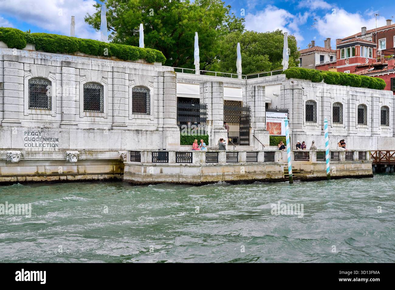 Peggy Guggenheim Collection, Gran Canal, Venedig, Venezia, Italien, Europa Stockfoto