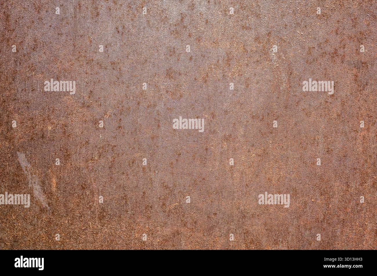 Alter brauner rostiger Metallhintergrund im Grunge-Stil Stockfoto