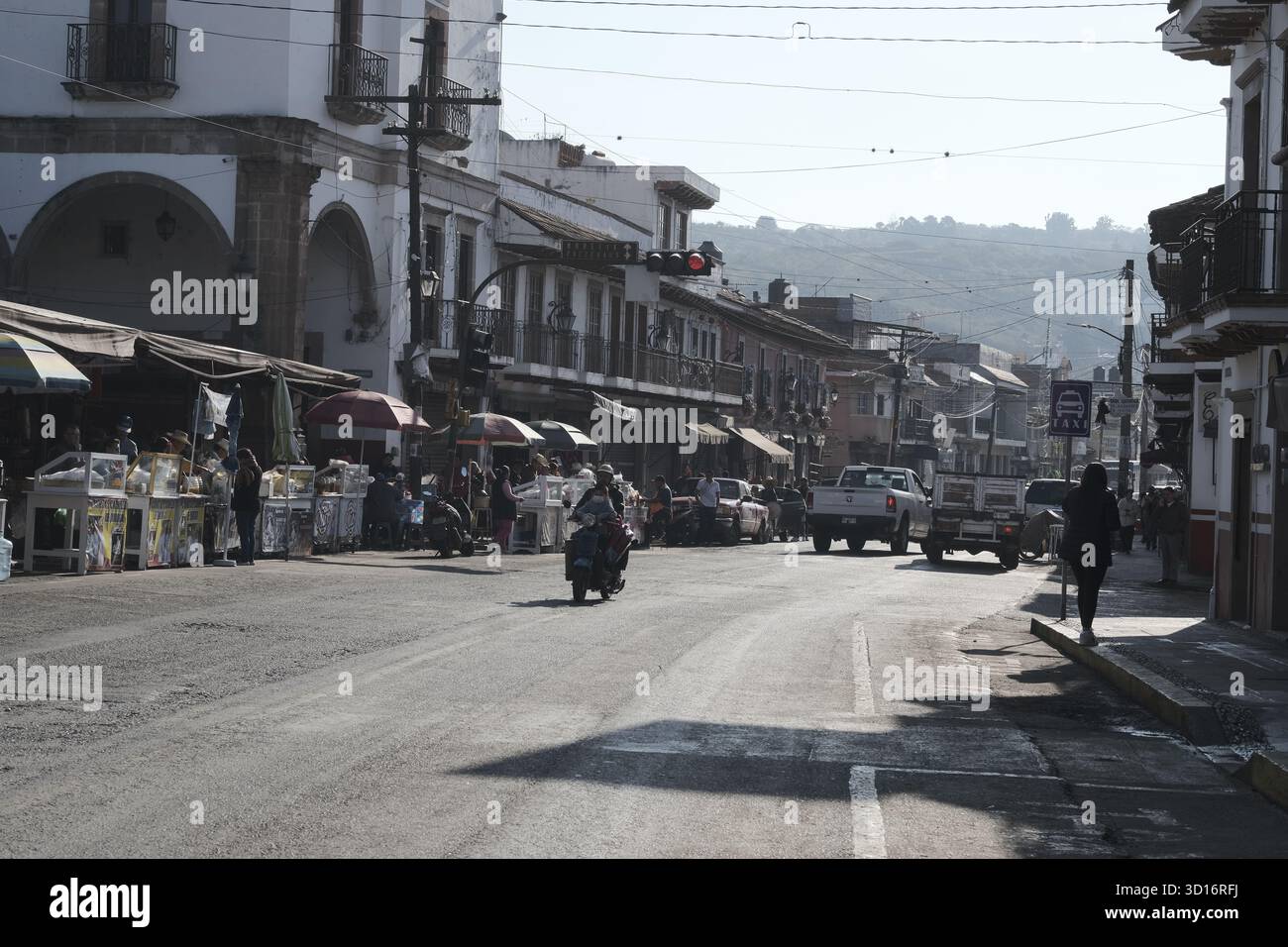 Dokumentation des "Carnitas"-Mehlphänomens in Michoacán Stockfoto