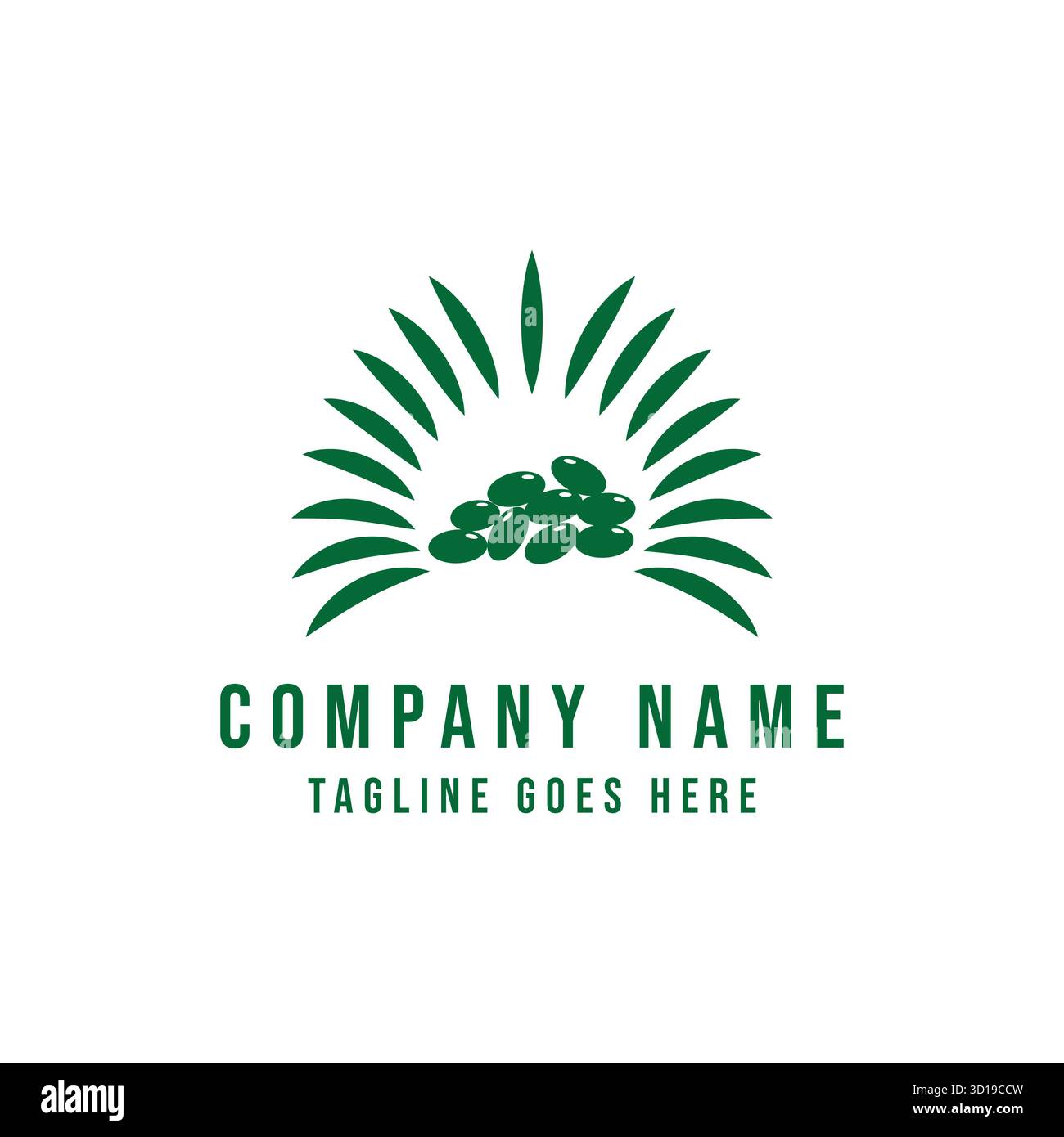 Datumsstapel mit Datum hinterlässt Hintergrund für Produktetiketten Stock Vektor