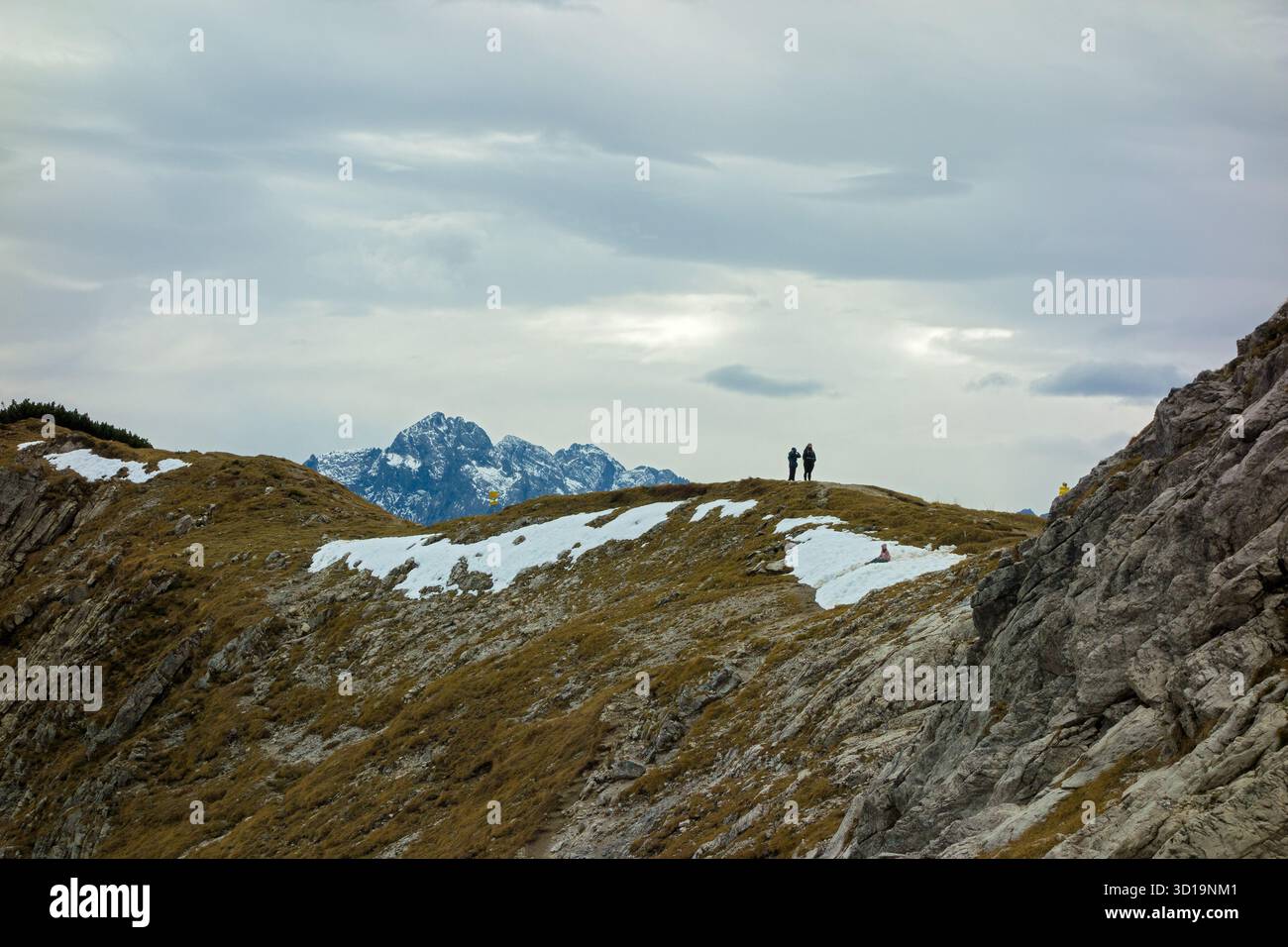 Berglandschaften rund um das Nebelhorn, Allgäuer Alpen, Deutschland Stockfoto