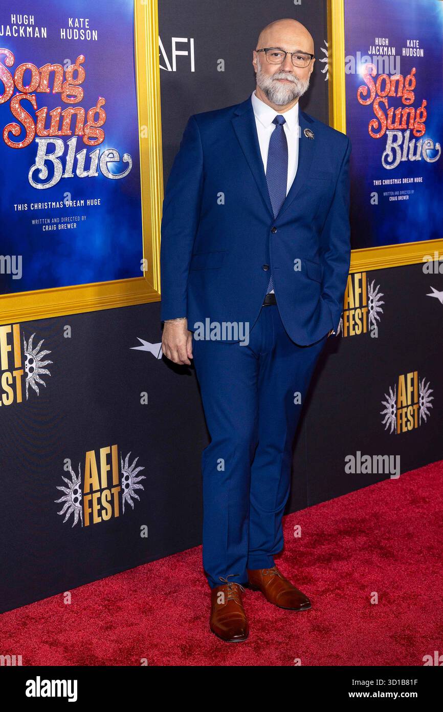 26. Oktober 2025 – Hollywood, Kalifornien – Craig Brewer. œSong Sung Blueâ€ Premiere beim AFI FEST 2025 im TCL Chinese Theater â. (Kreditbild: © Ryan Hartford/AdMedia via ZUMA Press Wire) NUR REDAKTIONELLE VERWENDUNG! Nicht für kommerzielle ZWECKE! Stockfoto