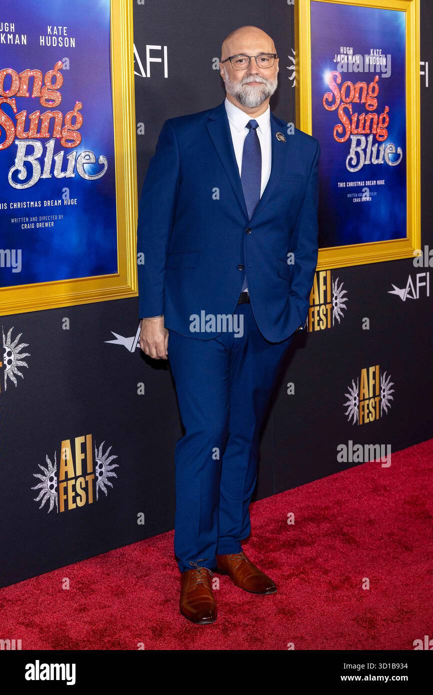 26. Oktober 2025 – Hollywood, Kalifornien – Craig Brewer. œSong Sung Blueâ€ Premiere beim AFI FEST 2025 im TCL Chinese Theater â. (Kreditbild: © Ryan Hartford/AdMedia via ZUMA Press Wire) NUR REDAKTIONELLE VERWENDUNG! Nicht für kommerzielle ZWECKE! Stockfoto