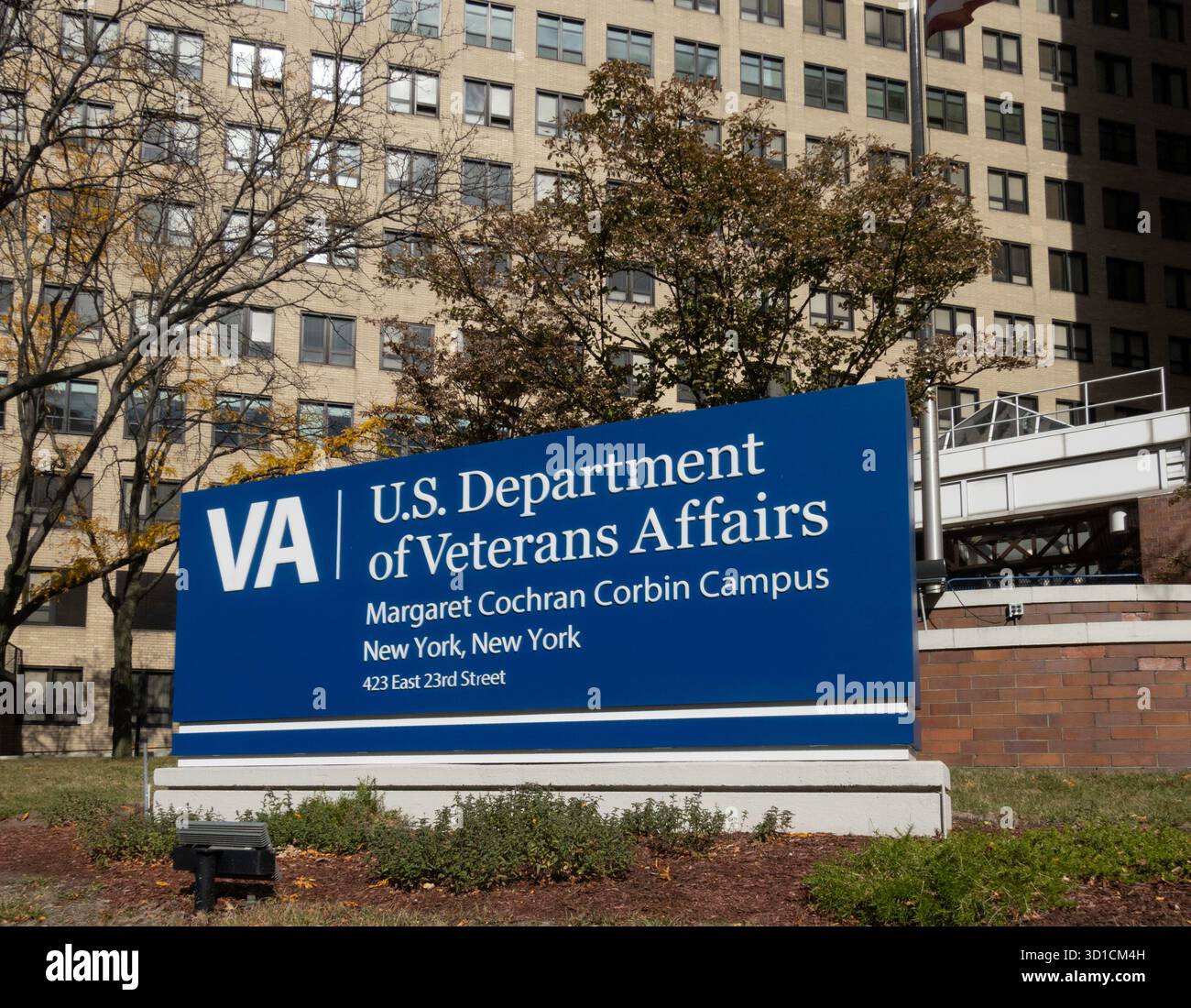 Die VA hat einen riesigen Campus in Midtown Manhattan, 2025, New York City, USA Stockfoto
