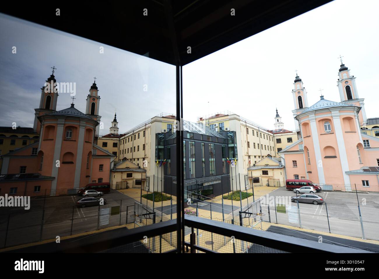 Kirche des hl. Franz Xaver in der Altstadt von Kaunas, Litauen. Stockfoto