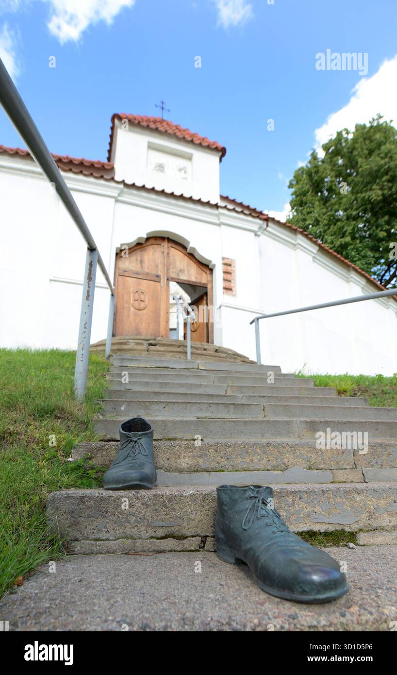 Benediktinerkirche des Heiligen Nikolaus in Kaunas, Litauen. Stockfoto